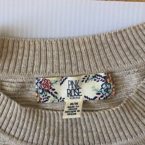 Dolman Sleeved Cropped Sweater - Picture 3 of 4